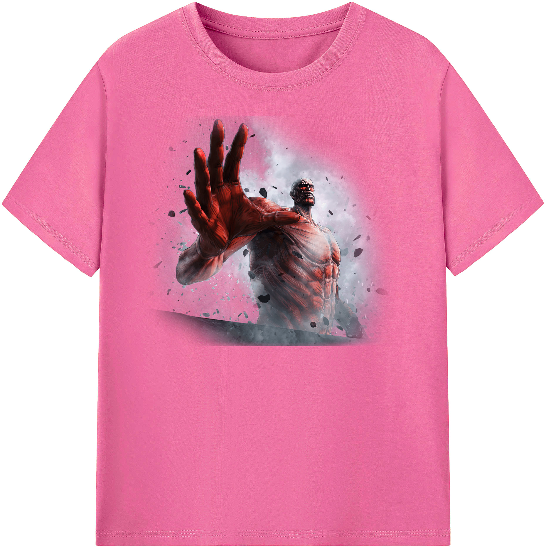 （画像用） 進撃の巨人 Attack on Titan レディースカジュアルプリントTシャツ（綿100％）